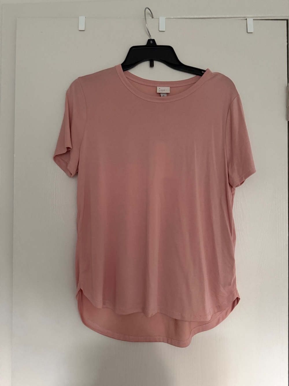 a new day Blush Pink Short Sleeve Crewneck Tee